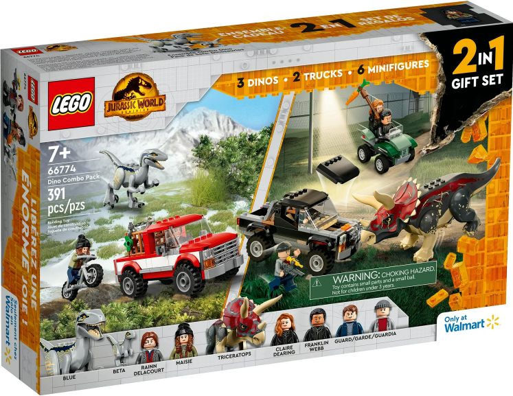 66774 Jurassic World Bundle Pack, 2 in 1 Gift Set (Sets 76946 and