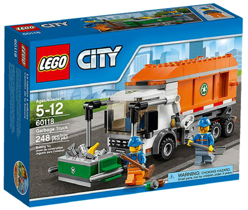 60118 Garbage Truck | Wapi Bricks LLC