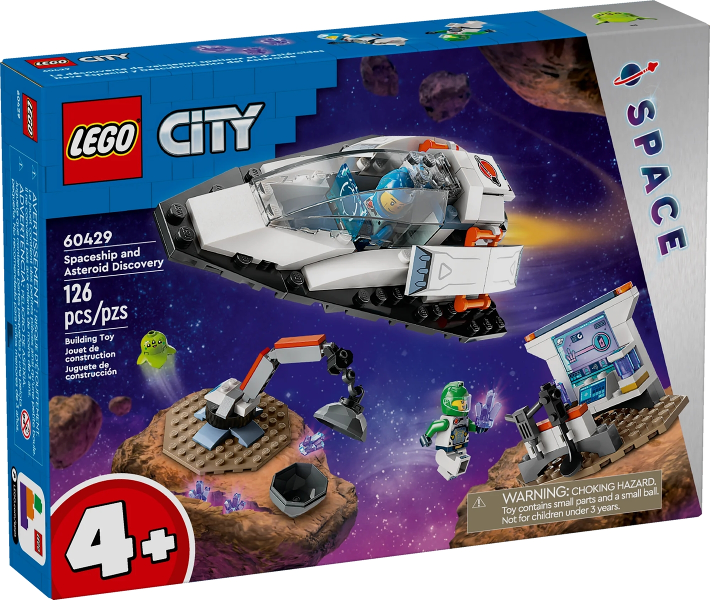 60429 Spaceship and Asteroid Discovery | Wapi Bricks LLC
