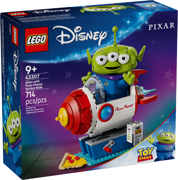 43307 Alien with Pizza Planet Rocket Ride | Wapi Bricks LLC