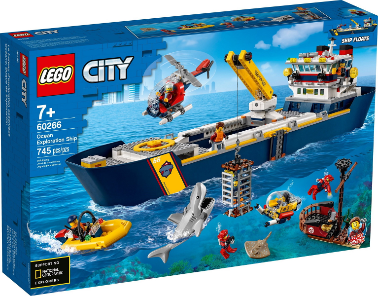 60266 Ocean Exploration Ship | Wapi Bricks LLC