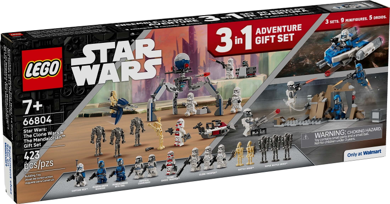 66804 Star Wars Bundle Pack, 3 in 1 Adventure Gift Set (Sets 75372