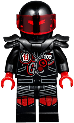 Njo0385 Mr. E - Biker Vest with Number 103 | Wapi Bricks LLC